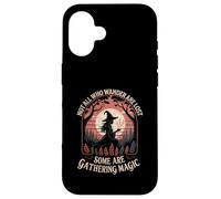Forest Witch Foraging Tee Not All Who Wander Are Lost Women Case for iPhone 16