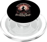 Forest Witch Foraging Tee Not All Who Wander Are Lost Women PopSockets PopGrip for MagSafe