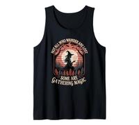 Forest Witch Foraging Tee Not All Who Wander Are Lost Women Tank Top