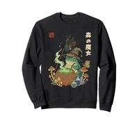Forest Witch Frog Cottagecore Magic Aesthetic Sweatshirt