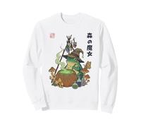 Forest Witch Frog Goblincore Cottagecore Magic Aesthetic Sweatshirt