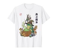 Forest Witch Frog Goblincore Cottagecore Magic Aesthetic T-Shirt