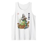 Forest Witch Frog Goblincore Cottagecore Magic Aesthetic Tank Top