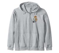 Forest Witch Frog Goblincore Cottagecore Magic Aesthetic Zip Hoodie
