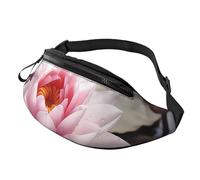 Forest with Fairies Butterflies Elves Fanny Pack for Women Men Fashion Waist Pack Adjustable Belt Bag for Workout Running Travelling Casual Waist Bag, Lakeside Flower, One Size