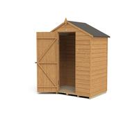 5' x 3' Forest 4Life 25yr Guarantee Overlap Pressure Treated Windowless Apex Wooden Shed (1.64m x 1m)