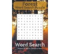 Forest Word Search Puzzle Book: Word Searches with Easy to Read Print about Forests, Animals, Camping and More | 6x9 inches, 110pages | 50+ Puzzles ... ... Gift for Vacations, Holidays and time off