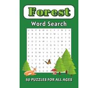 Forest Word Search: Word Search Puzzles with Easy to Read Print about Forests, Wildlife, Nature, and More | 6x9 inches, 100 pages | 50 puzzles ... Gift for Vacations, Relaxation, and Free Time