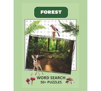 Forest Word Search: Word Search with Easy to Read Print about Nature - Forest, Animals and More | 7.5x9.25 inches, 110 pages, 50+ Puzzles | Gift for Vacations, Holidays and Free Time