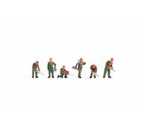 Forest Workers (6) Figure set Painted Noch 45061