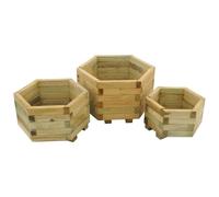 Forest York Hexagonal Planter - Set of 3