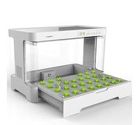 forestalk 30 Pods Smart Indoor Herb Garden, Hydroponic Growing System with Full Spectrum LED Light, 4L Water Tank, Auto Temperature Control for Fresh Kitchen Herbs & Plants, White