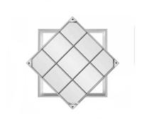 forestalk 304 inless Steel Invisible Manhole Cover 80x80x5cm Embeded Concrete Base Load Bearing Smooth Finish For Driveway Garden Pathway