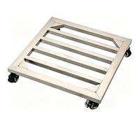 forestalk Air Conditioner Stand, Stainless Steel Risers for Appliances with Wheels - Storage Pallet Pad Board Rack
