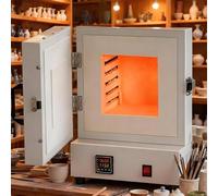 forestalk Electric Sintering Furnace, 2000W 4-Sided Heating Melting Oven with Adjustable 0-1150℃ Digital Control for Jewelry Casting and Pottery DIY Projects