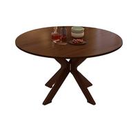 forestalk Folding Dining Table - Bamboo Expandable Kitchen Table, Space Saving Design for Small Spaces, Double Drop Leaf for 6 to 8 People