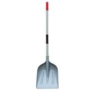 forestalk Large Capacity Aluminum Snow Shovel, Lightweight & Quick-Assembly Design with Ice Scraper. Wobble-Free Steel Blade for Safe Driveway Clearing. Compact Storage for Cars and Homes.