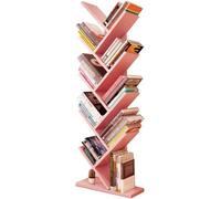 forestalk Tree Bookshelf, Multi Layer Storage Rack for Living Room, Office, Bedroom. Sturdy High Density Wood Frame Holds 50kg. Compact Vertical Design Maximizes Space.