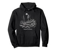 Forestcore Fairycore Witchy Nature Forest Art Preserve Protect Pullover Hoodie