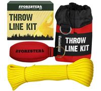 FORESTER 15oz Professional Throw Line Kit with Storage Bag | 150ft Polyethylene Throw Line, Arborist Throw Weight, and Throw Bag