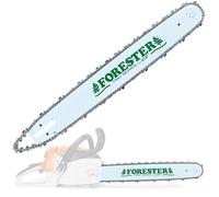 FORESTER 16in Replacement Chainsaw Bar & Chain Combo - 16in Length, 3/8” Pitch, 050 Gauge, D025 Mount, 60 Drive Link - Replacement Chain Saw Parts Kit For Stihl