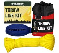 FORESTER 9oz Professional Throw Line Kit with Storage Bag | 150ft Polyethylene Throw Line, Arborist Throw Weight, and Throw Bag