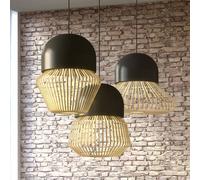 Forestier Anemos L pendant light, dark grey, Ø 55 cm, E27