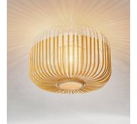 Forestier Bamboo S ceiling light, Ø 35 cm, white
