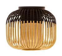 Forestier Bamboo XS ceiling light, Ø 27 cm, black