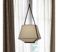 Forestier Carrie S pendant light, olive green