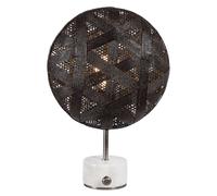 Forestier Chanpen S Hexagonal table silver/black