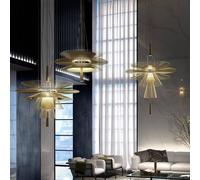 Forestier Gravity 1 pendant light Ø86cm cream