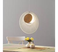 Forestier Oyster designer hanging light, white