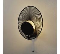 Forestier Oyster designer wall light, black