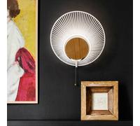 Forestier Oyster designer wall light, white