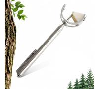 Forestry Curve Angle Gau, Portable Timber Basal Area Gau | Timber Stand Meter, Basal Area Check, Metal Construction, 14-50cm Extendable Rod, Pocket Clip, for Outdoor Woodland Survey