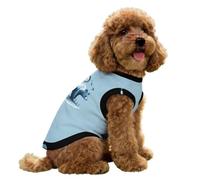Forests Bear Wildlife Animal Ice Silk Dog Clothes for Summer Puppy Costume Breathable Cooling Shirts