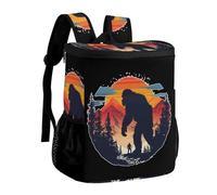 Forests Bigfoot Sasquatch Cooler Backpack Insulated Ice Chest Bag Lunch Box Rucksack for Men Women