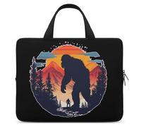 Forests Bigfoot Sasquatch Laptop Bag Sleeve Funny Tablet Case Protective Carry Bag Briefcase with Handle 10inch