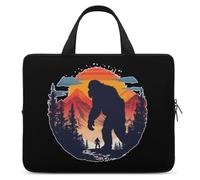 Forests Bigfoot Sasquatch Laptop Bag Sleeve Funny Tablet Case Protective Carry Bag Briefcase with Handle 12inch