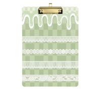 Forests Green Lolita A4 Binder clipboard Organizer Transparent Paramedic clipboard for Nursing Student Trade Quest Size 9 x 12