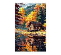 Forests Lake Cabin Jigsaw Puzzles for Adults 1500, Fun Challenging Educational Games, Difficult Jigsaw Puzzles for Adults, Puzzle 1500 Pieces