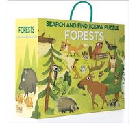 Forests: Search and Find Jigsaw Puzzle: 36 piece puzzle with board book