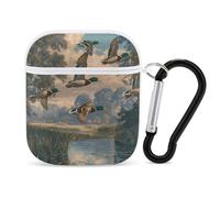 Forests Wildlife Mallards Bluetooth Headset Cover Earbud Case Earphone Protective Case Compatible with Airpods 1/2