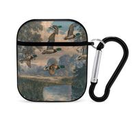 Forests Wildlife Mallards Bluetooth Headset Cover Earbud Case Earphone Protective Case Compatible with Airpods 1/2
