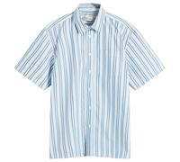 Foret Men's Atlas Poplin Shirt Light Blue Stripe