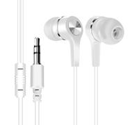 Forever 3.5mm Wired Earbud Headphones Jack- White