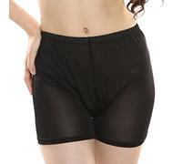 Forever Angel Women's 100% Pure Silk Knitted Hot Pants Shorts