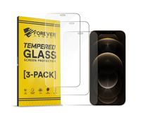 Forever Armour Tempered Glass Screen Protector for 12 PRO MAX 6.7″ Premium Clear Tempered Glass Technology, 9H-Hardness, HD Clarity 3-Pack