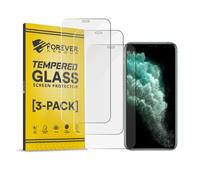 Forever Armour Tempered Glass Screen Protector for iPhone 11 Pro MAX, XS MAX 6.5" Premium Clear Tempered Glass Technology, 9H-Hardness, HD Clarity 3-Pack